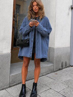 Redhead Lined Oversized Shacket